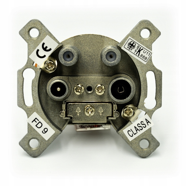 Efapel Gniazdo Rtv 2 x Sat 4-WYJŚCIOWE 21696