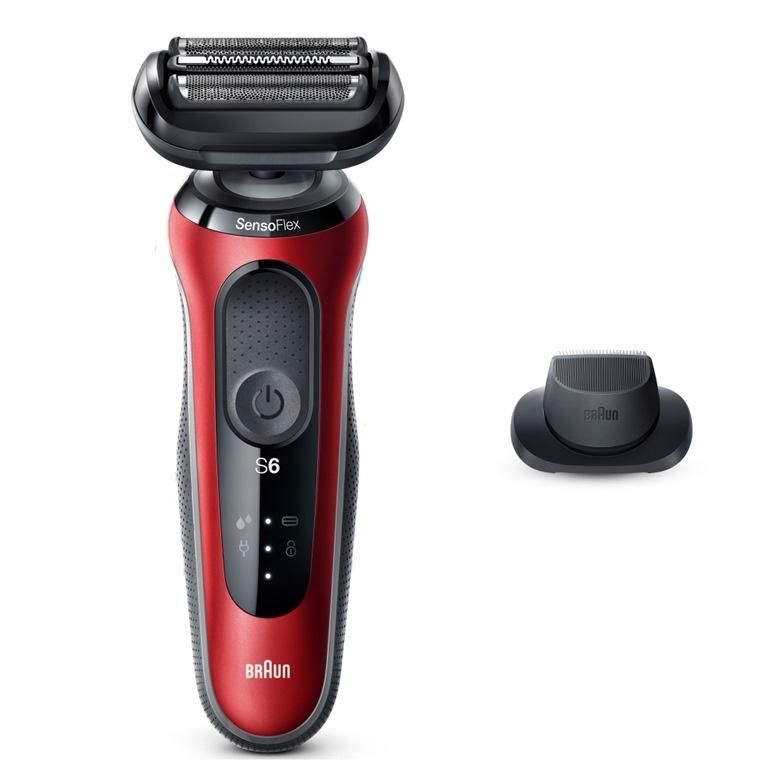Golarka Precyzyjny Trymer Braun Series 6 61-R1200s Czerwona