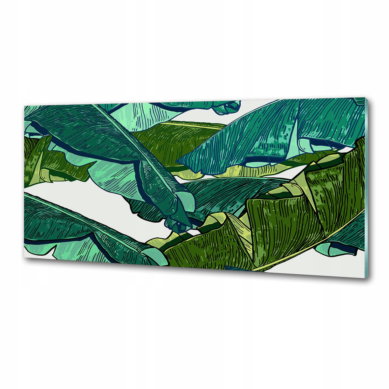 Panel do kuchyne Banánové listy 125 x 50 cm Lepidlo