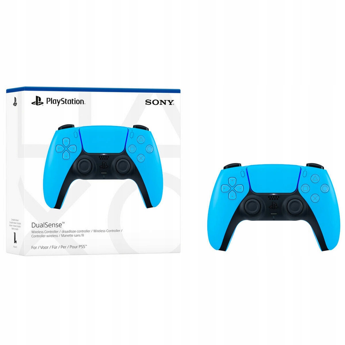 Pad PS5 Sony Dualsense V2 Ice Blue Vylepšená Verze Baterie Až 12 G