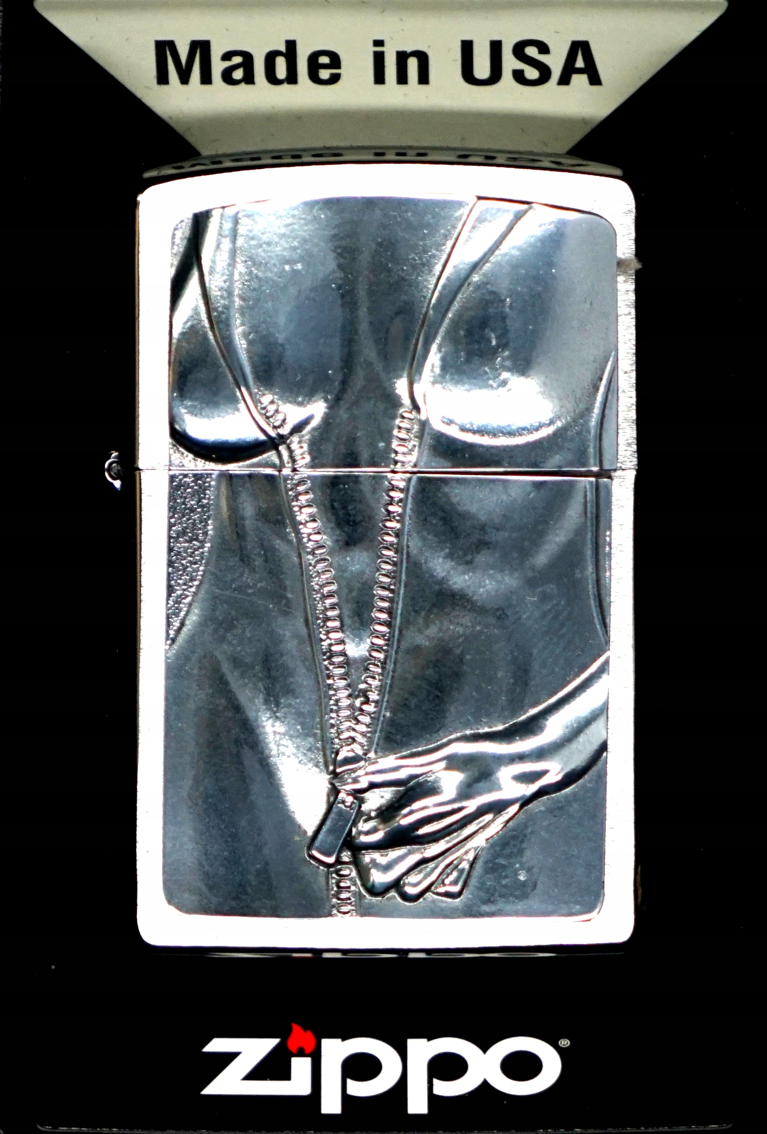 Zapalovač Zippo Zipper Girl 2004667 Větruodolný benzínový