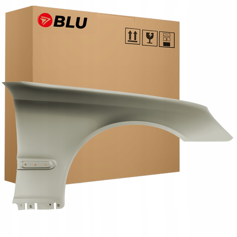 Blu Blatník Mercedes C W203 723 pravý stříbrný 00-07 přední CubanitSilber