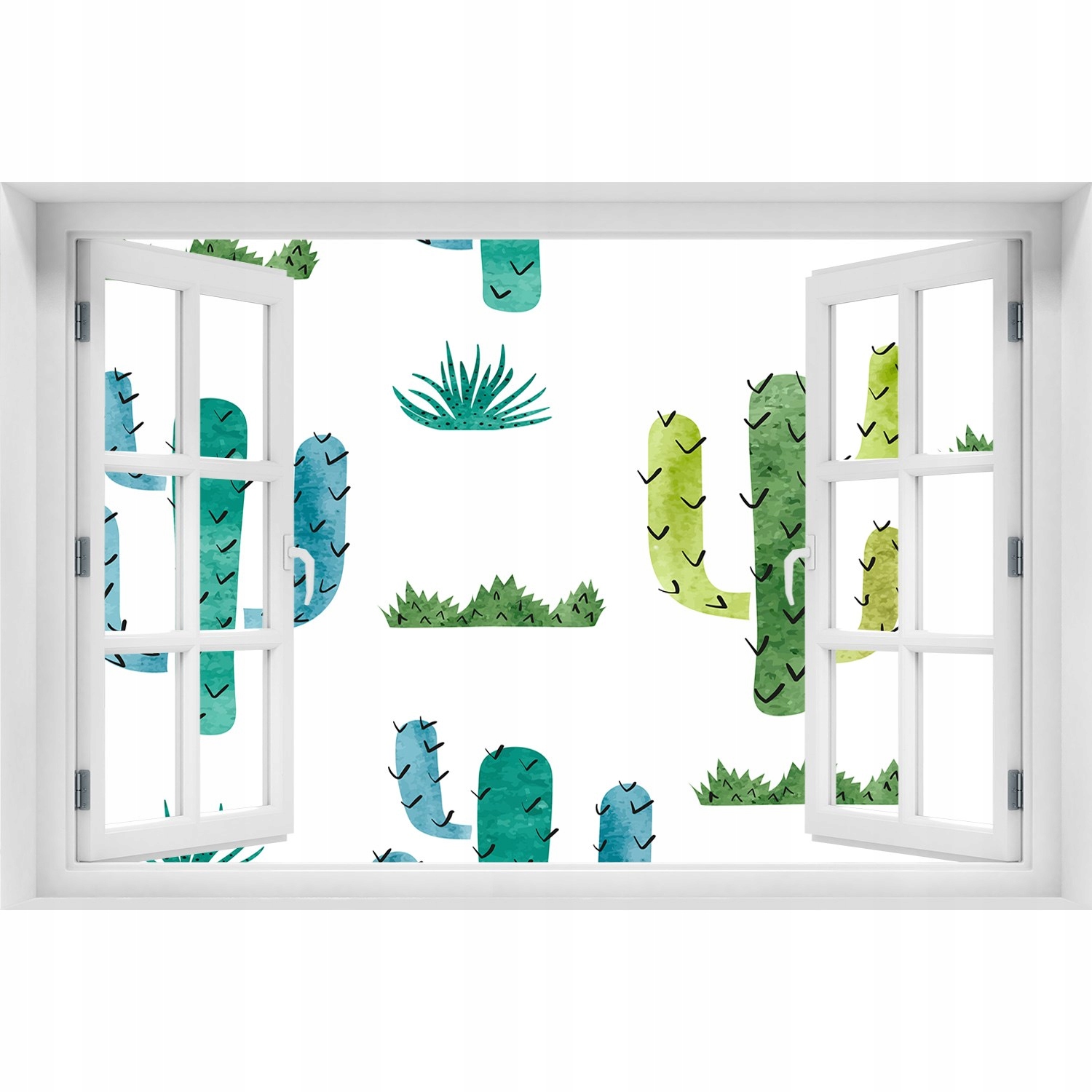 

Naklejka 3D Okno Naklejka na ścianę Kaktusy 90x60