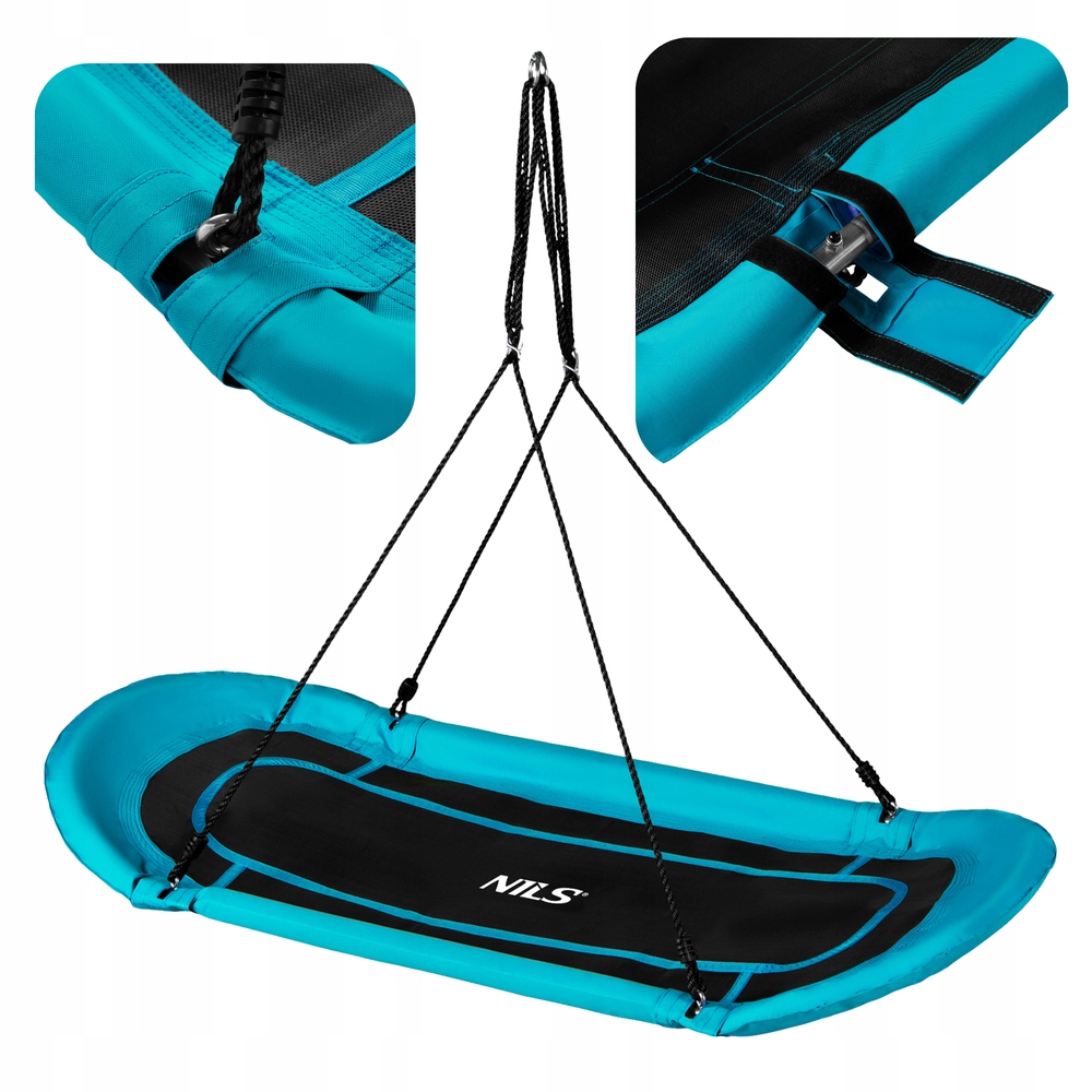 Zahradní houpačka Čapí hnízdo Velká 167 x 71 cm Závěsné křeslo Do 150 kg