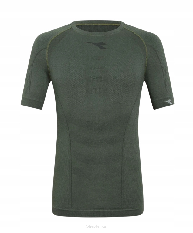 Koszulka kompresyjna Diadora Ss T-shirt Stratozero ciemnozielona Xs/s