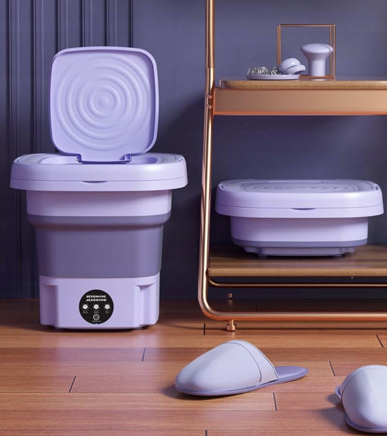 SKŁADANA MINI PRALKA 8L PRZENOŚNA TURYSTYCZNA W PEŁNI AUTOMATYCZNA Marka bez marki