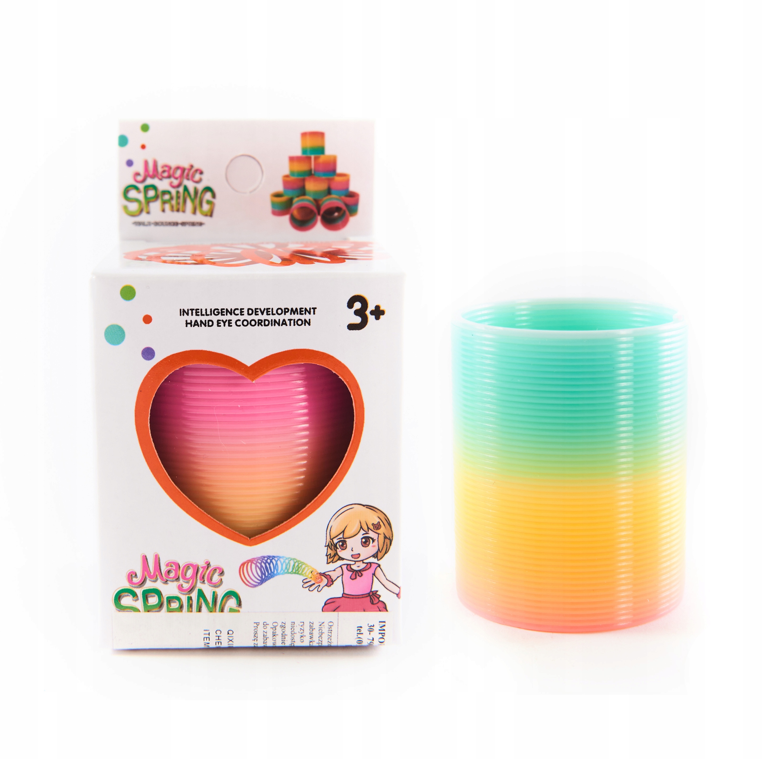 

Magiczna Sprężyna 6,5CM Kolorowa Zabawka