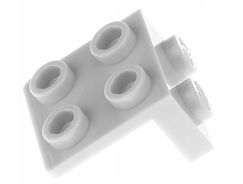 

Lego Płytka łamana 1x2-2x2 44728 szara jasna 2szt