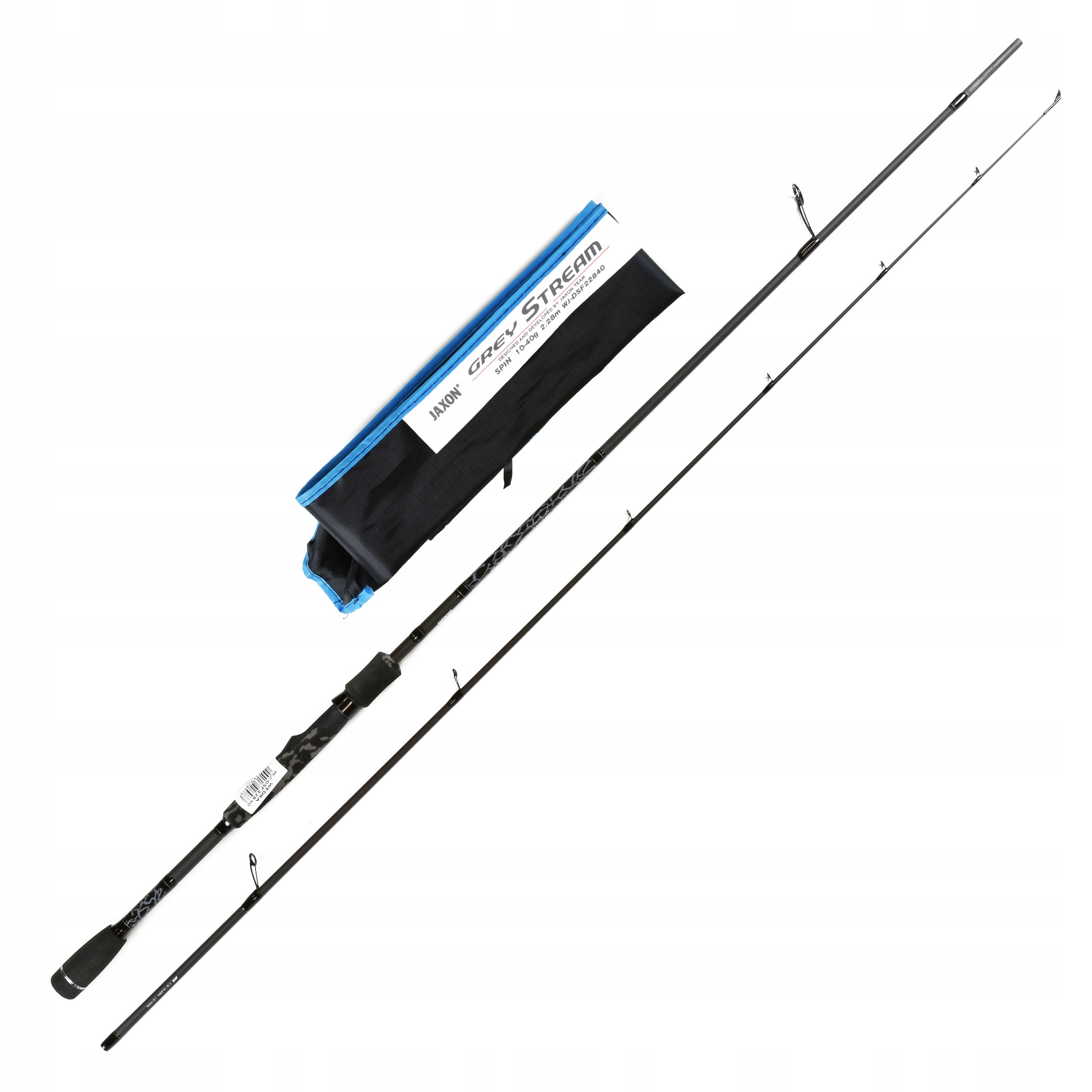 Wędka Jaxon Grey Stream spinning 2.28m 10-40g połów ultralekki na paprochy