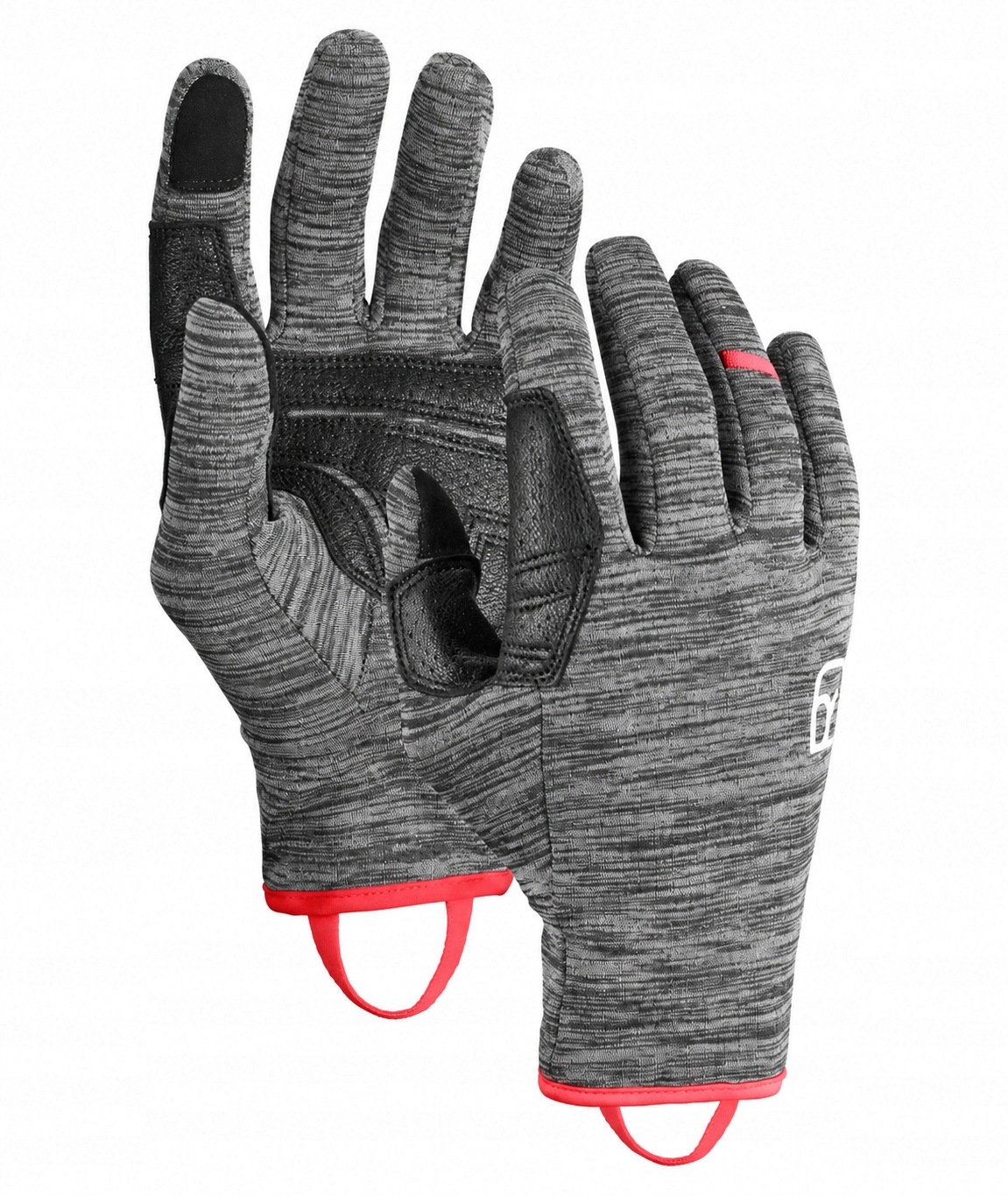 Dámské rukavice Ortovox Fleece Light Glove W vel. „M“ Black Steel Blend