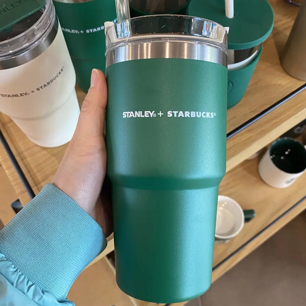 591ML KUBEK NA WODĘ STARBUCKS ICEFLOW IZOLACJA PRÓŻNIOWA PRZECIWUPADKOWY Marka bez marki
