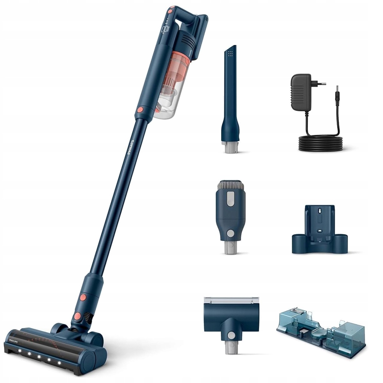Tyčový vysavač mopovací vysavač Philips XC5142/01 modrý
