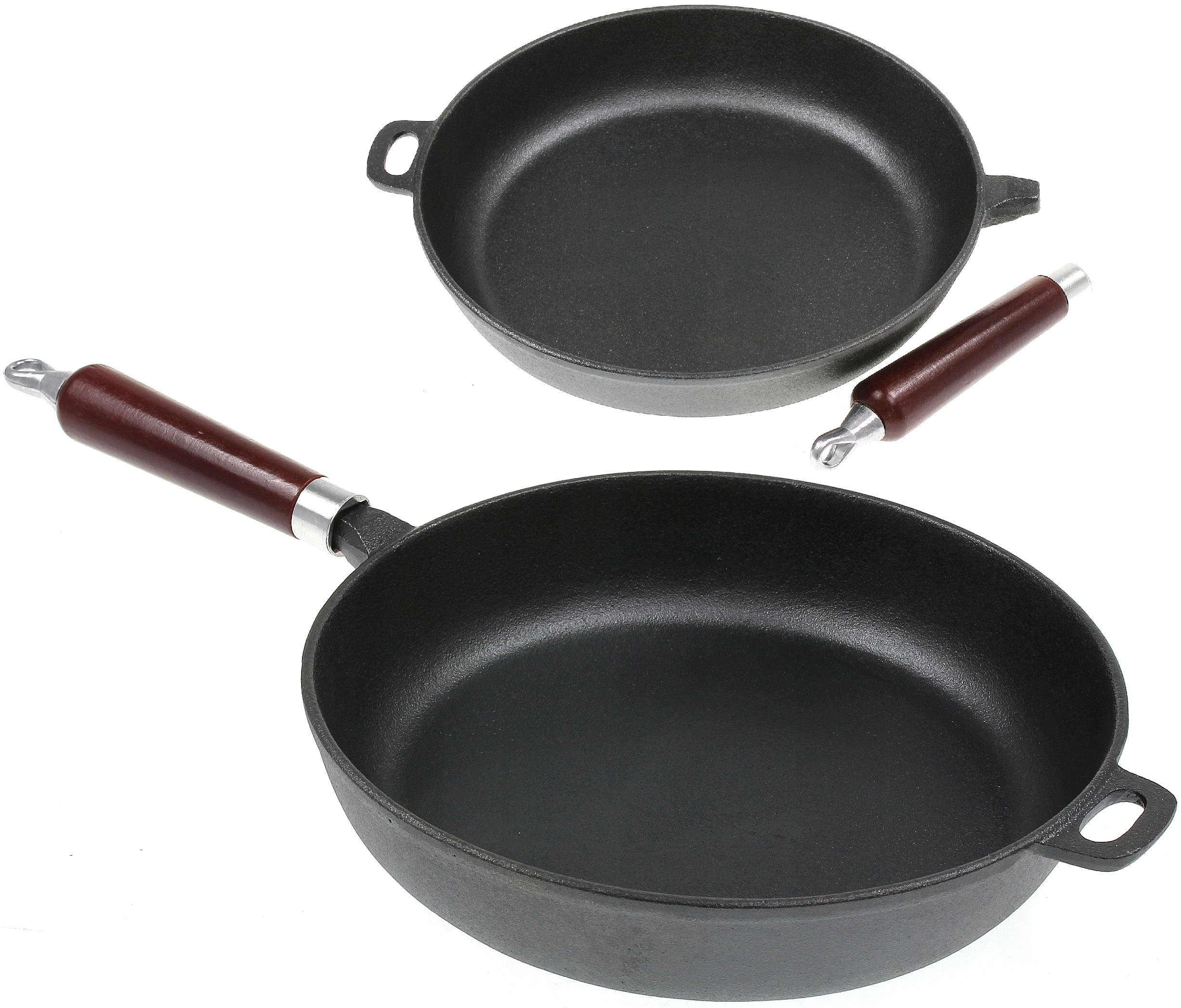 

Patelnia 26 cm Żeliwna Głęboka Ciężka Indukcja Gaz