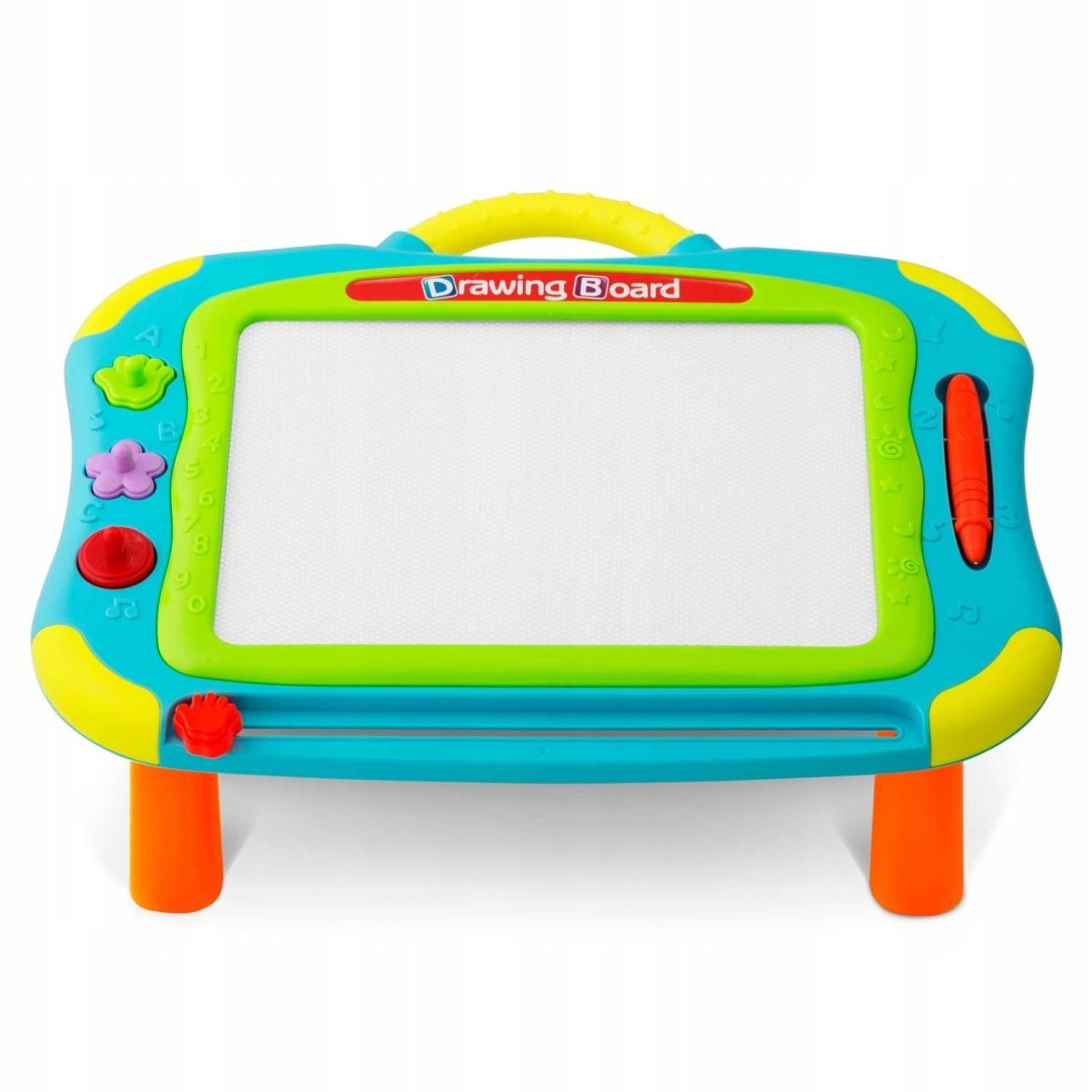 Znikopis tablica + stolik do rysowania Ricokids - niebieski Bohater brak