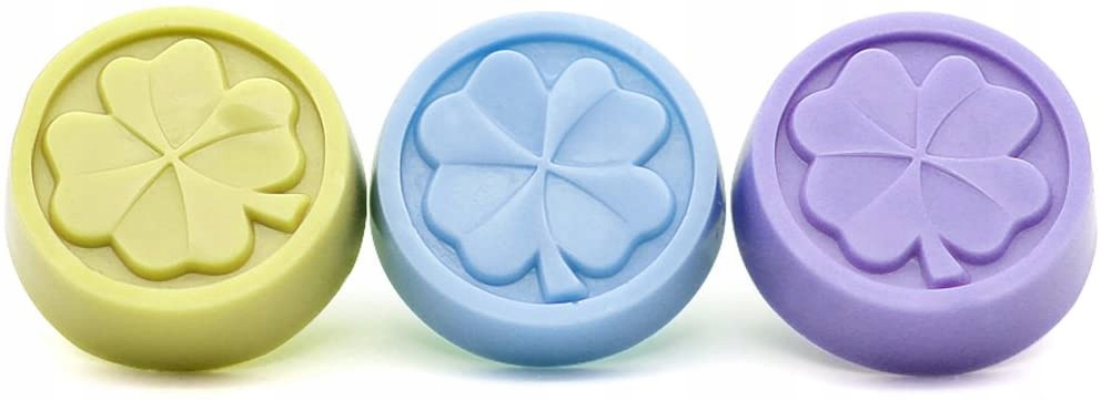 Foremka Silikon Do Mydeł Koniczynka Ciastka MF-082 Materiał silikon