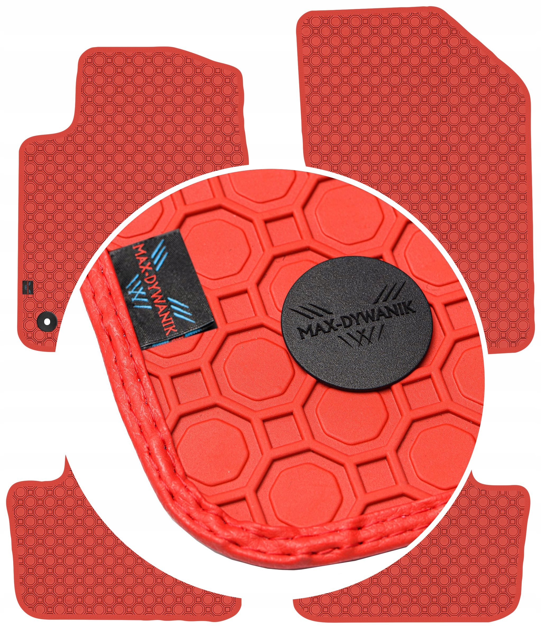 Peugeot 208 I 2012-2019 Koberce Červené