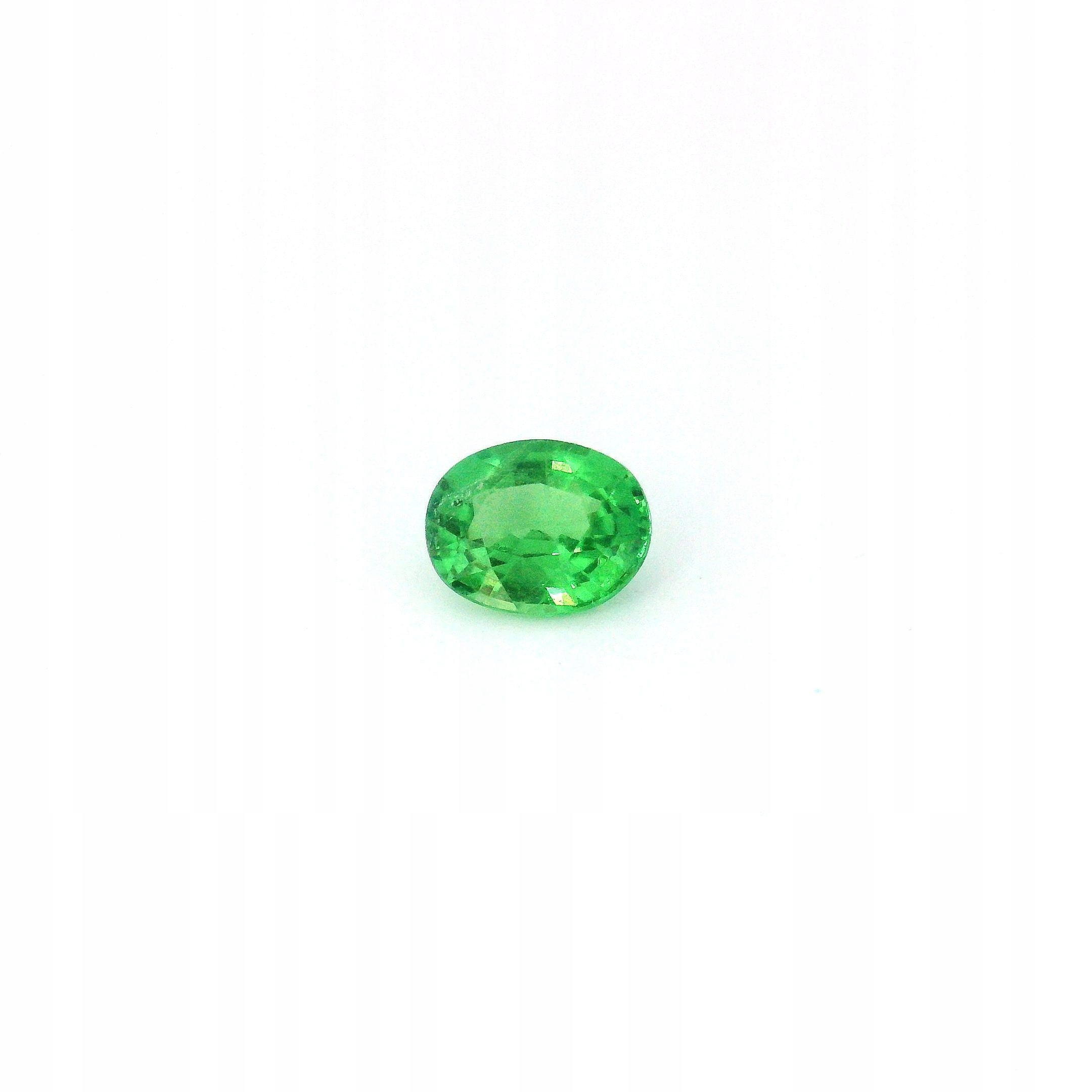 Granátový výbrus oválný, 0.44 ct, Green, Igi 770621066