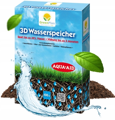 Granulat Save Water & Moler Greenplan 2 kg Długodziałający Przeciw Suszy