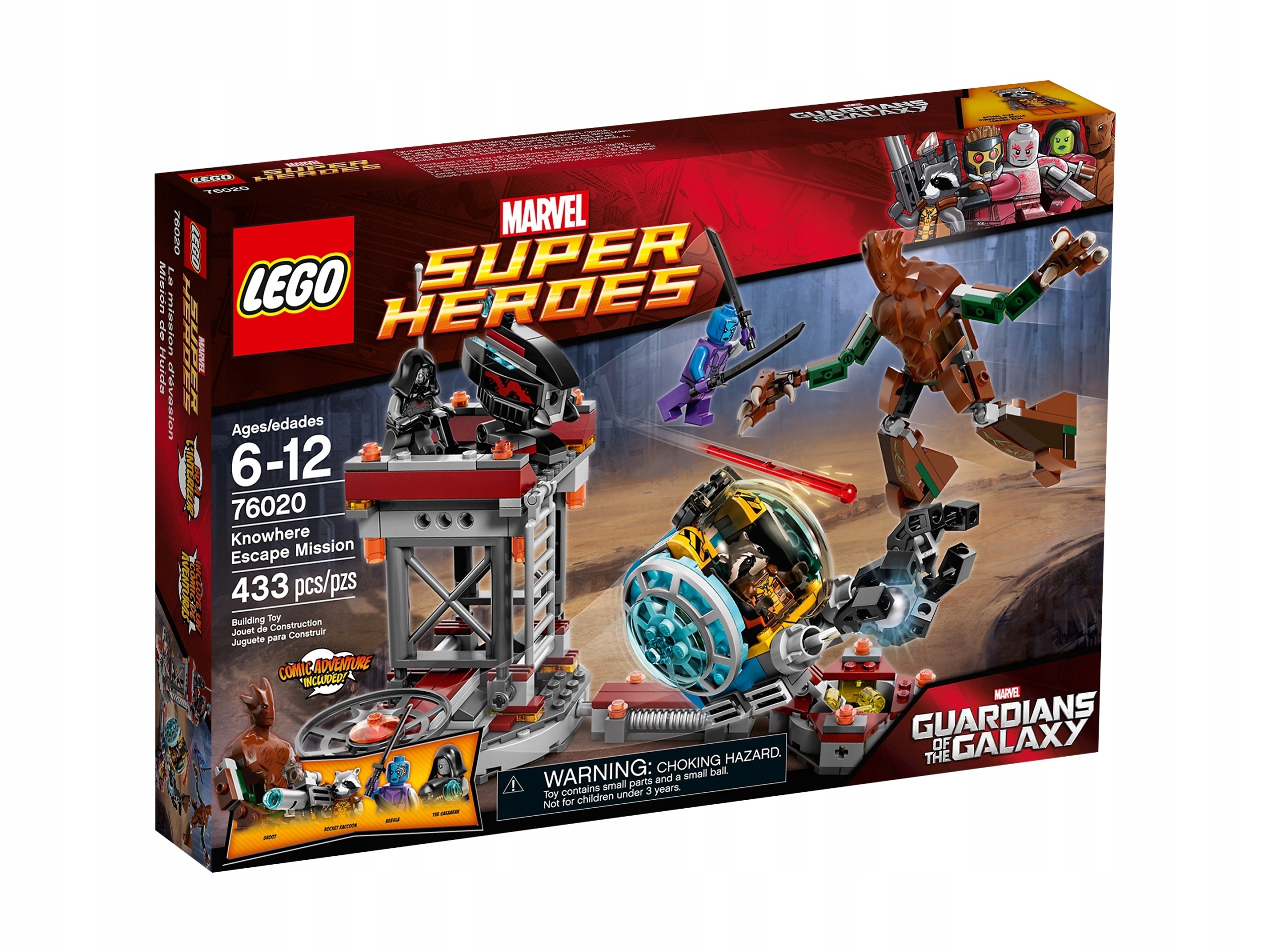 Lego Heroes 76020 Útěk z základny Knowhere Nové