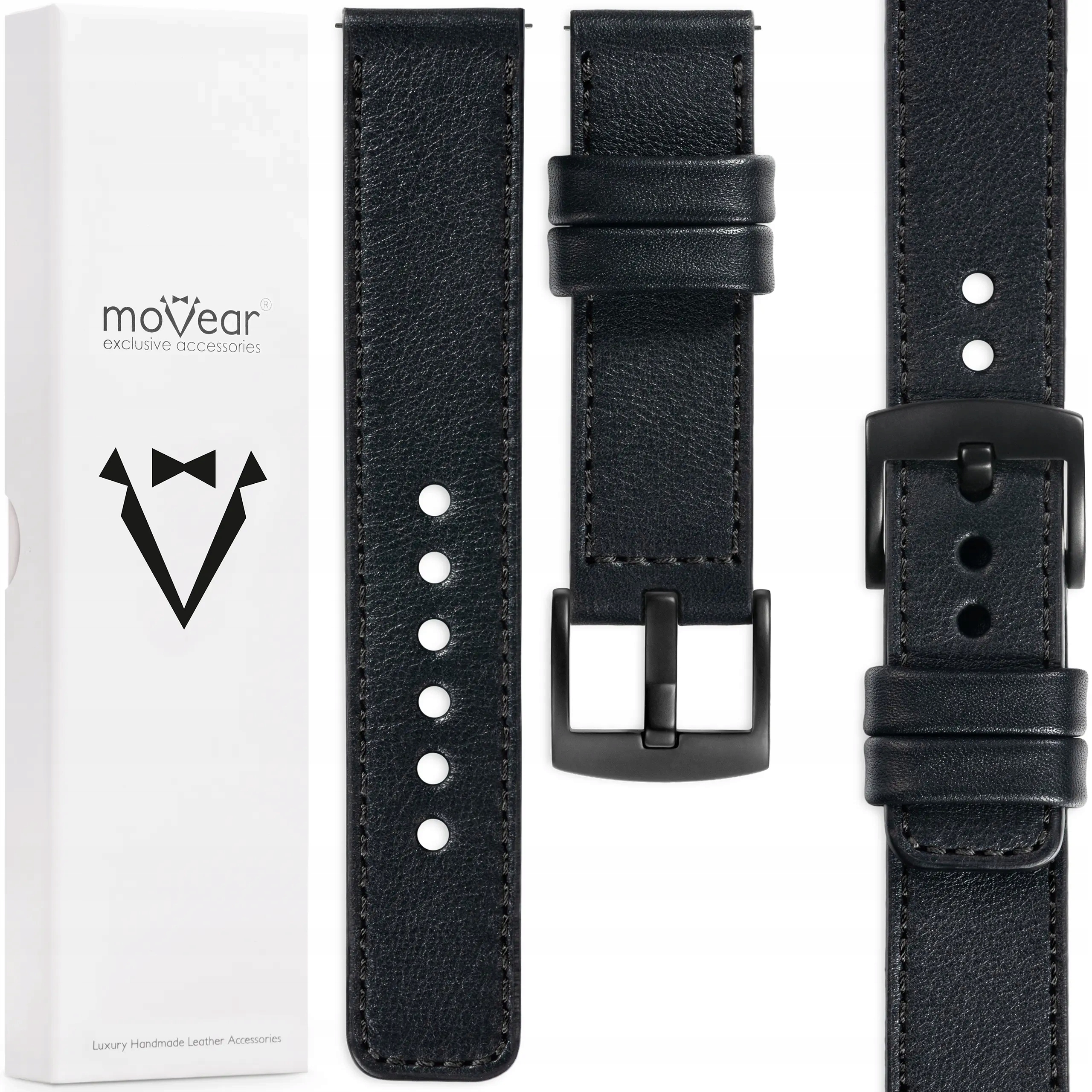 Kožený řemínek pro Huawei Watch Gt 5 4 3 2 41/42/43 Premium Elegantní Movear