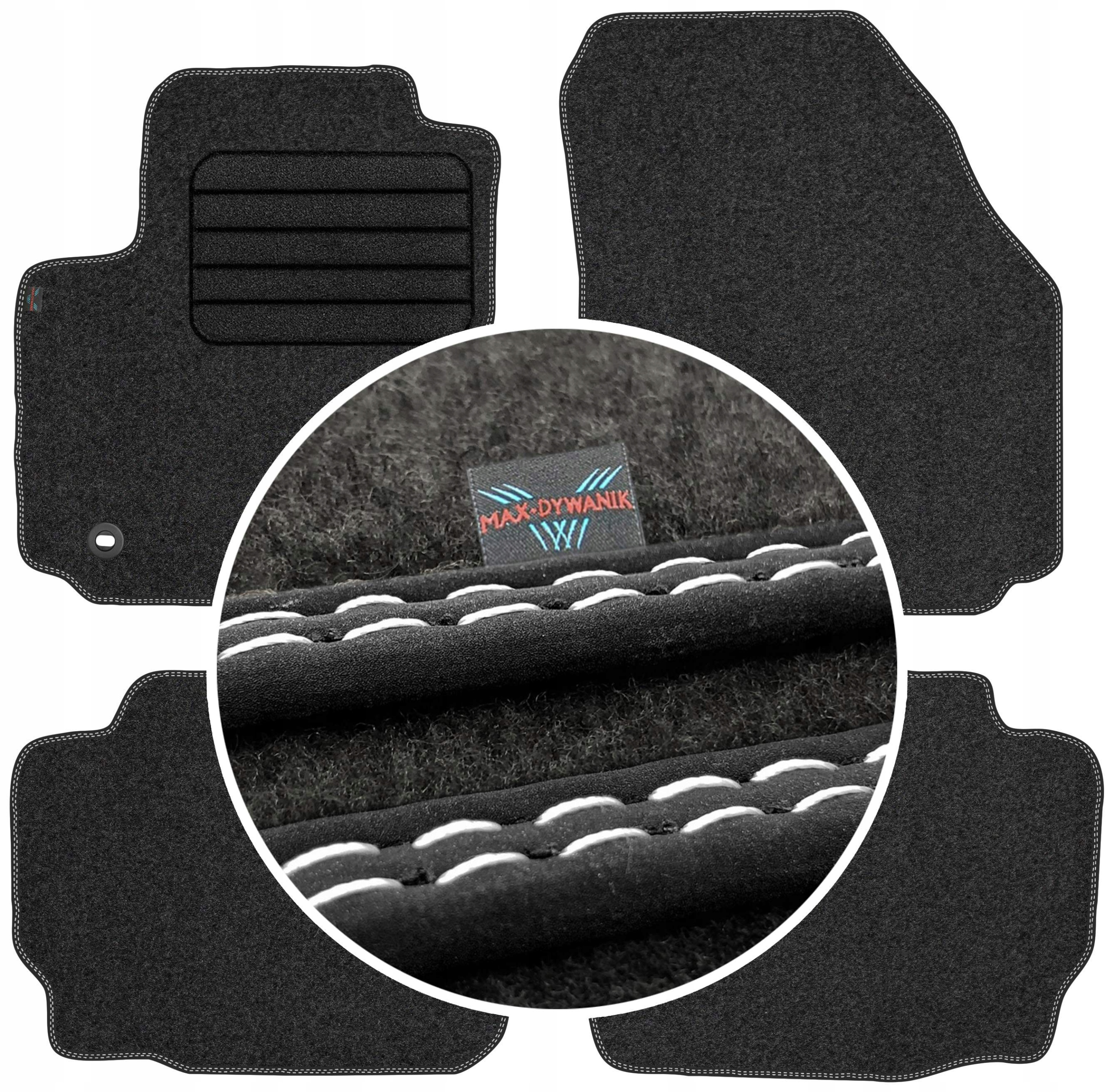

Ford Mondeo MK4 2007-2012 Wycieraczki welurowe