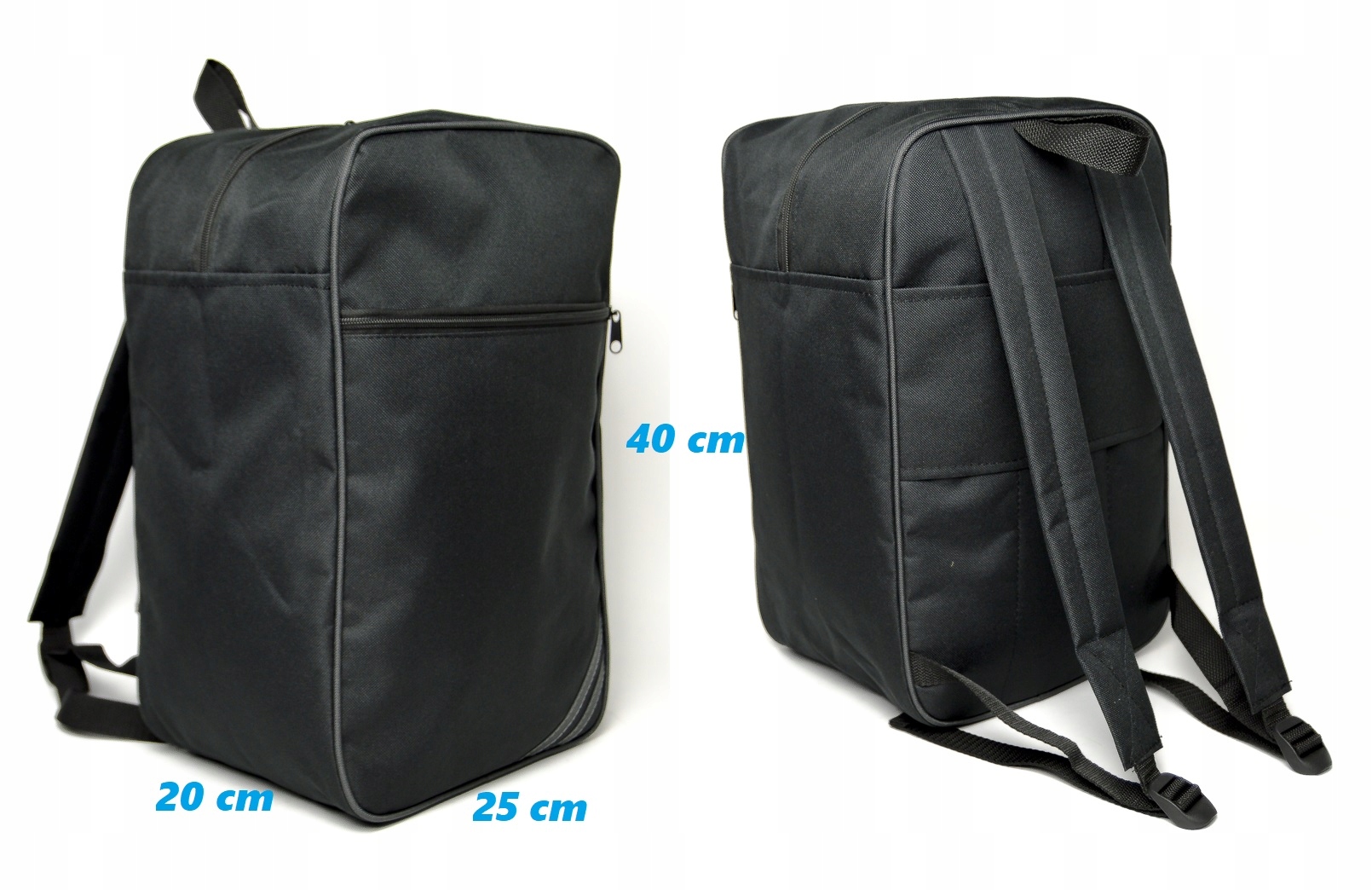 LEKKI Plecak do samolotu torba bagaż podręczny 40x25x20cm RYANAIR POLSKI