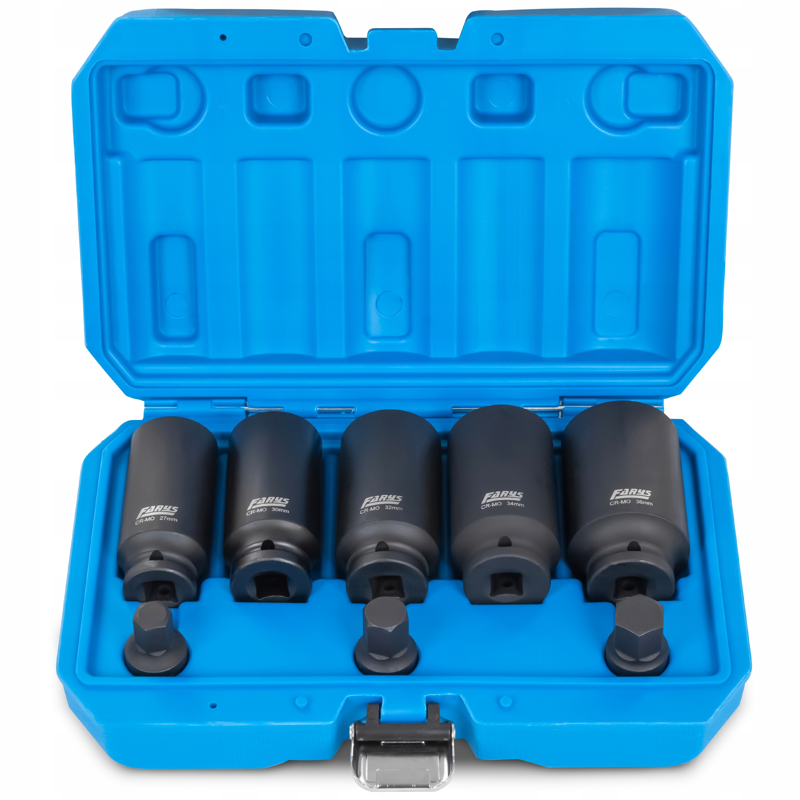 Nárazové nástavce 1/2" dlouhé 27-36 mm Klíče Imbus Vw, Audi, Bmw Sada 8 kusů