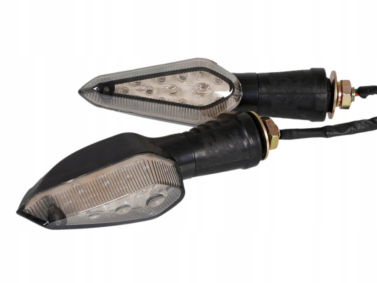 

Kierunkowskazy tył tylne Led Białe Klosze motocykl