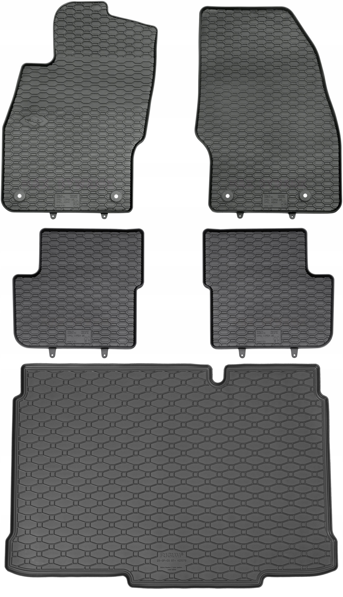 Opel Corsa E Hatchback od roku 12.2014-05.2019 Koberce rohož do auta