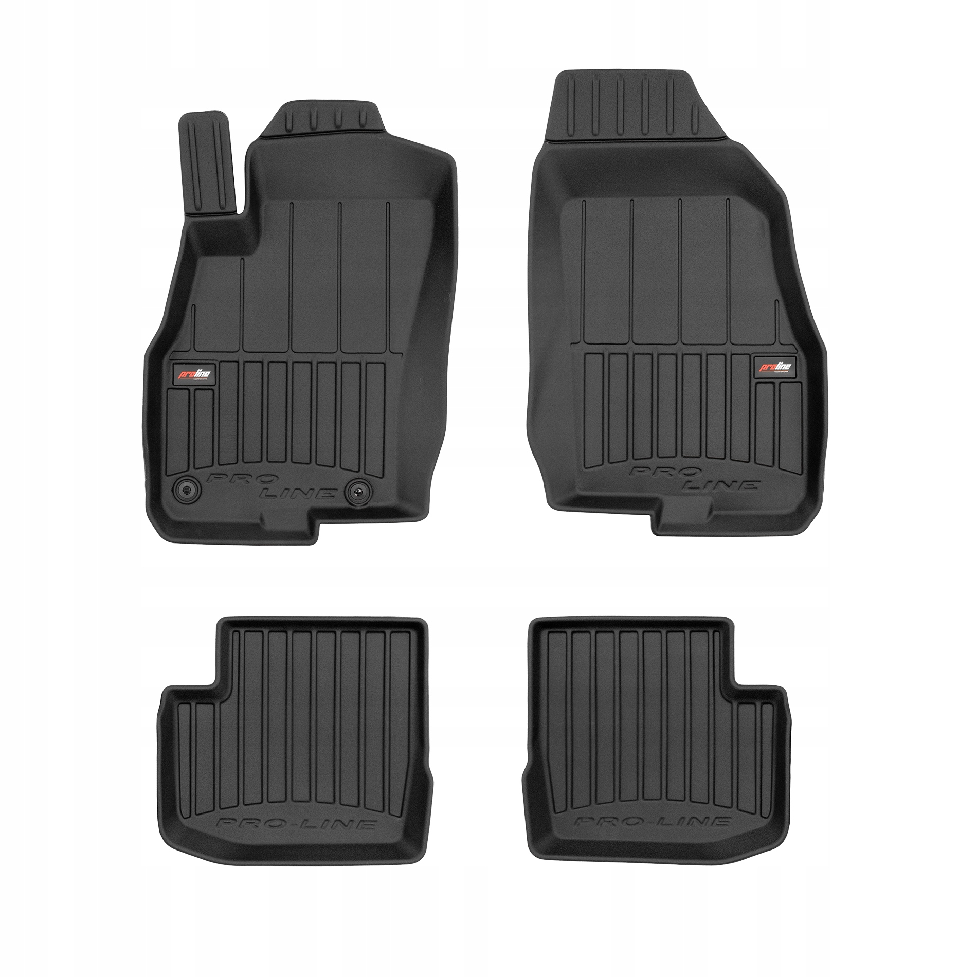 3D gumové autokoberce pro vůz Fiat Punto Evo 2009-2012