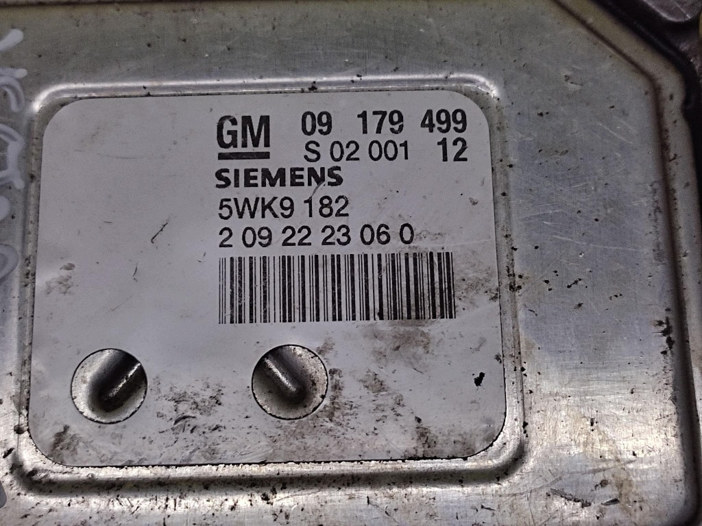 OPEL VECTRA C centralina motore 09179499