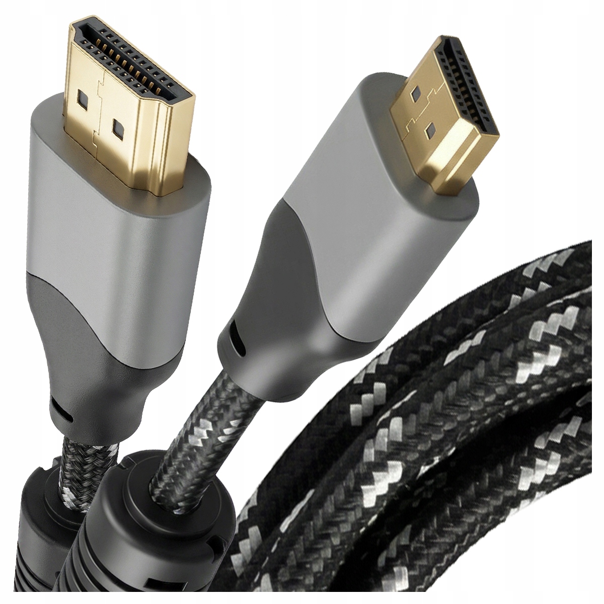 Kabel Hdmi 2.0 High Speed Tv Pc 4K 3D Uhd Filtry Miedź 144Hz Przewód 10M
