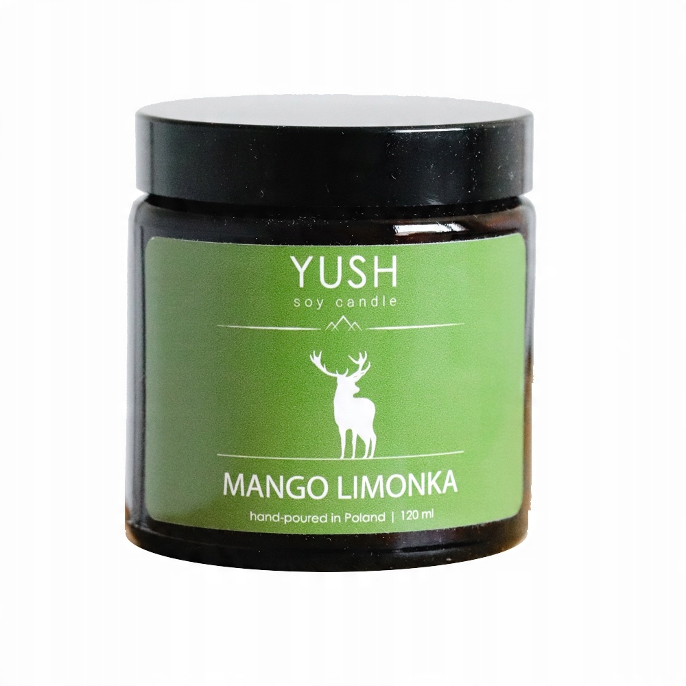 

Świeca Sojowa Yush Mango Limonka Zapachowa 100%
