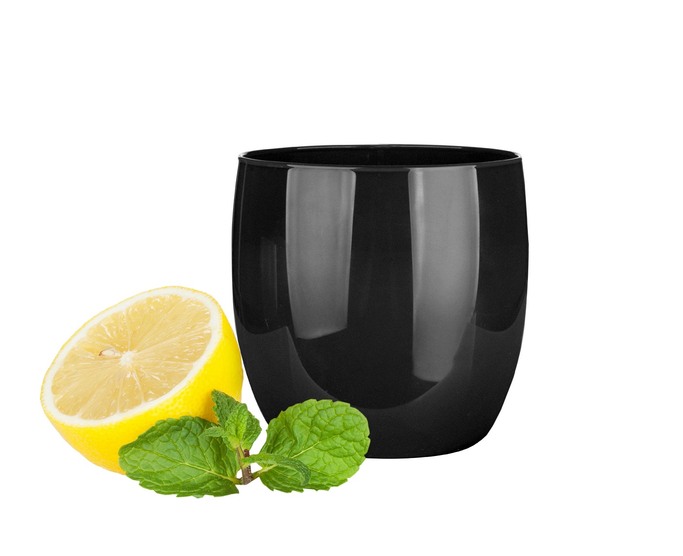 

Szklanka Czarna 260ml Elegancka, Połysk, Drinki