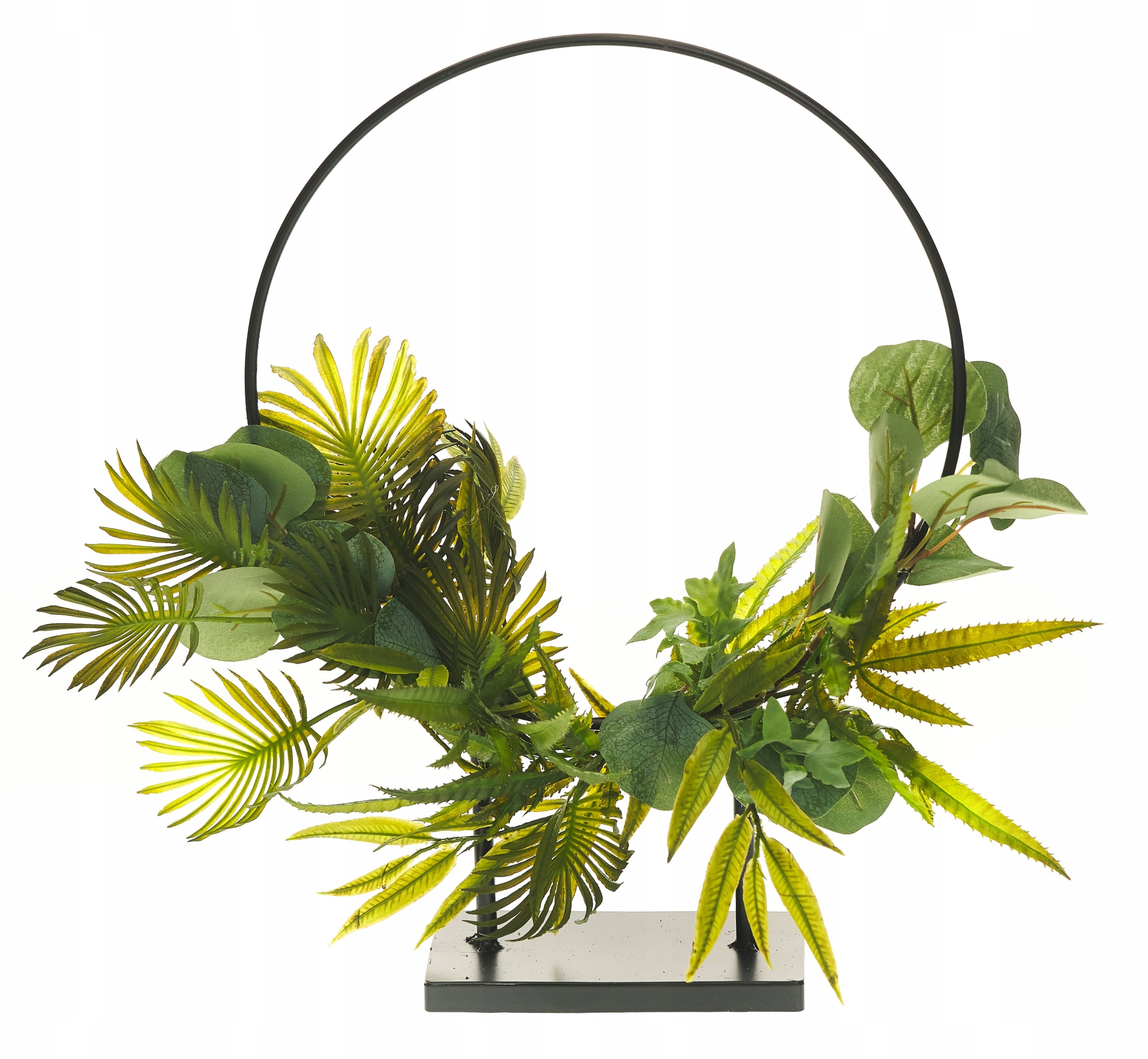 WIANEK NA PODSTAWIE RING KOŁO METALOWE STROIK