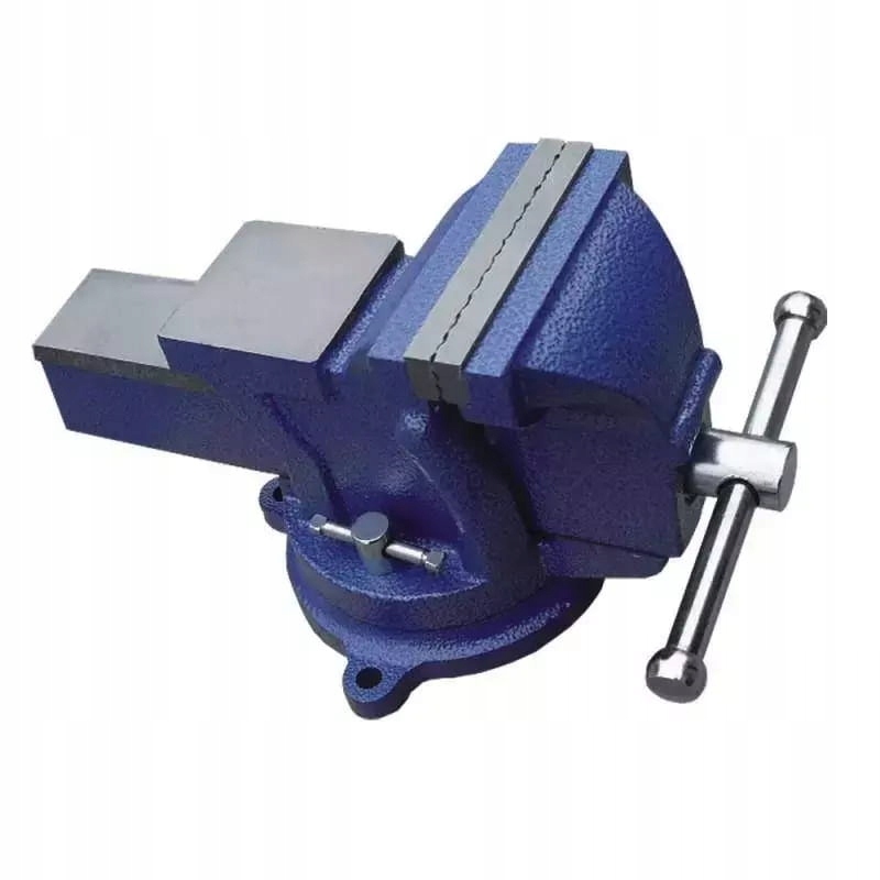 Rotační zámečnický svěrák Litinové ocelové čelisti 125 mm/9.5 kg Dedra
