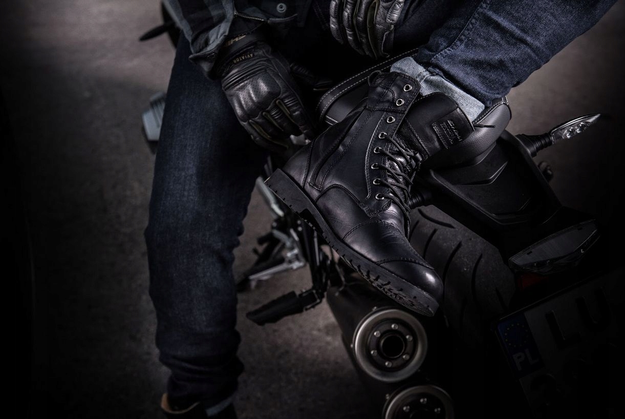 SHIMA BUTY MOTOCYKLOWE THOMSON SKÓRZANE - 43 Rozmiar 43