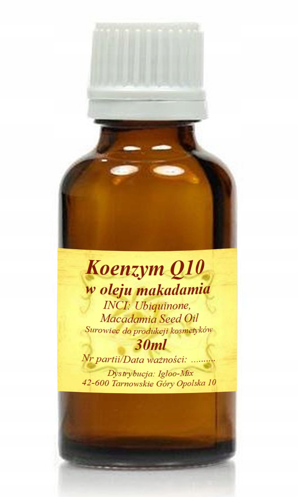 

Koenzym Q10 30ml w oleju makadamia