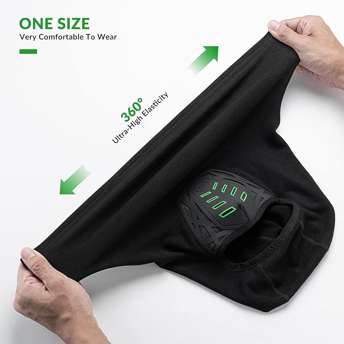 Зимова вітрозахисна балаклава ROCKBROS Cycling Neck Warmer L