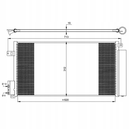 nrf 35750 конденсатор, радиатор кондиционера