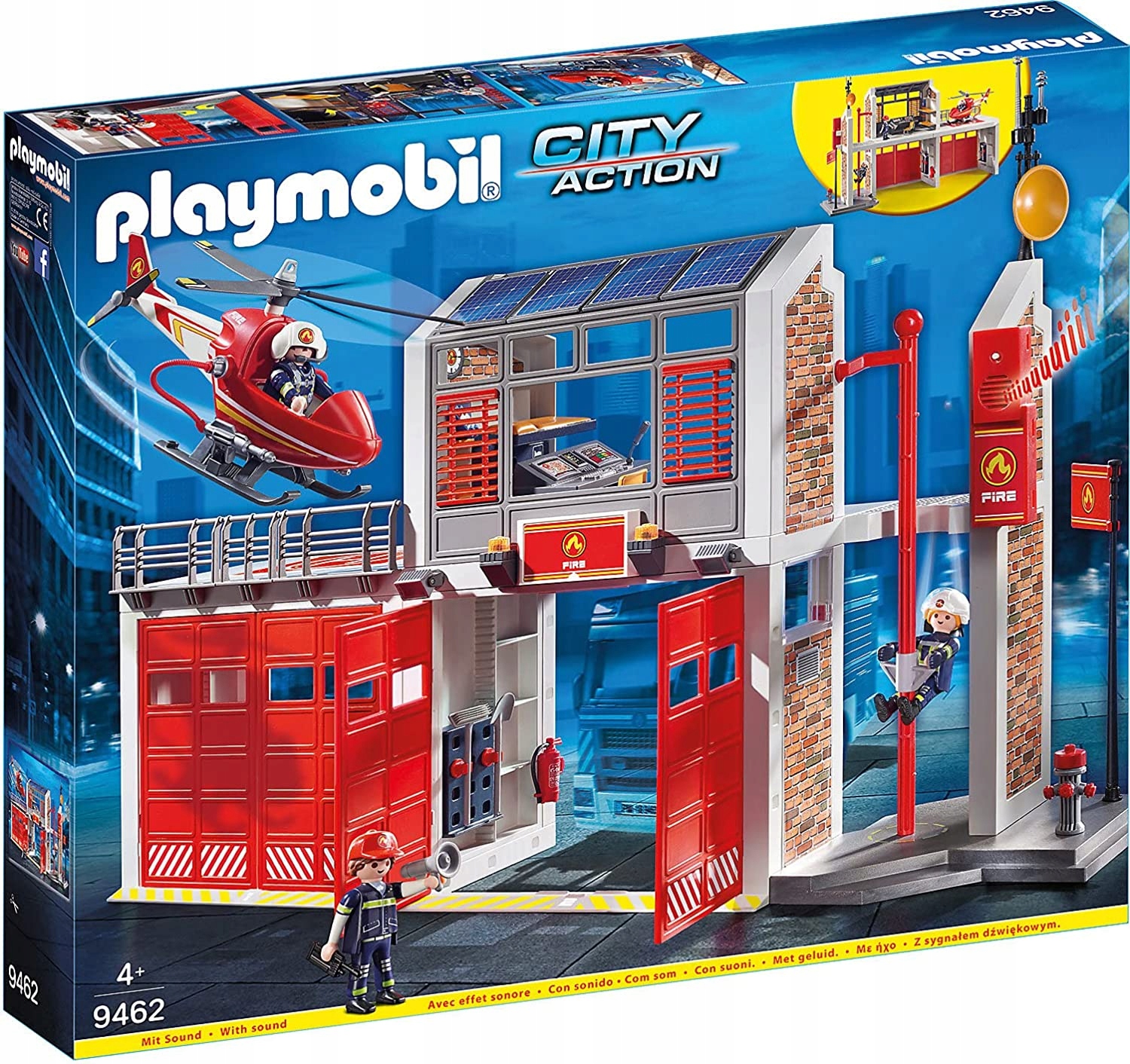 

Playmobil Duża remiza strażacka 9462 Straż Pożarna