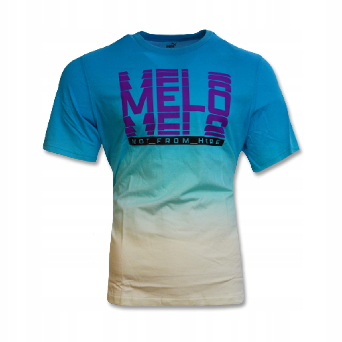 Koszulka treningowa Puma Melo Fade T-shirt Blue Atoll 535116-1