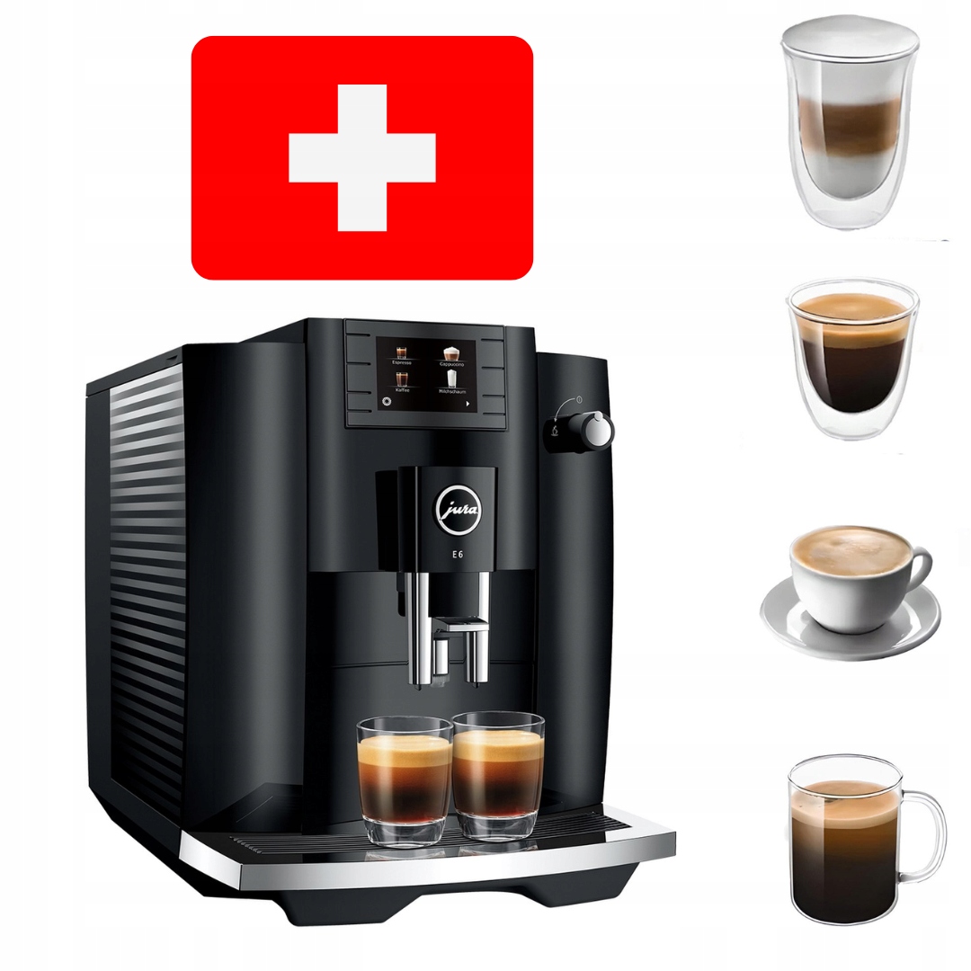 EKSPRES DO KAWY CIŚNIENIOWY JURA E6 SZWAJCARIA WIFI SMART LATTE X11