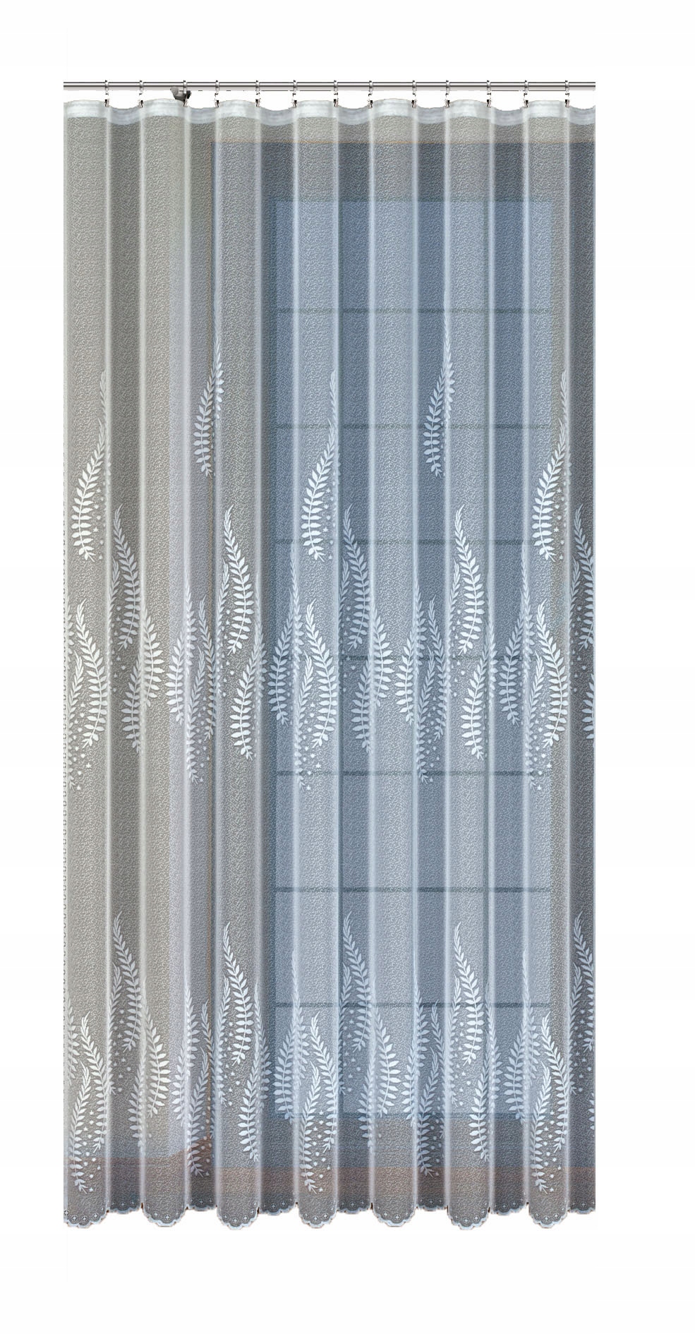 

Gotowa firana żakardowa 248931 biała 230x200 cm