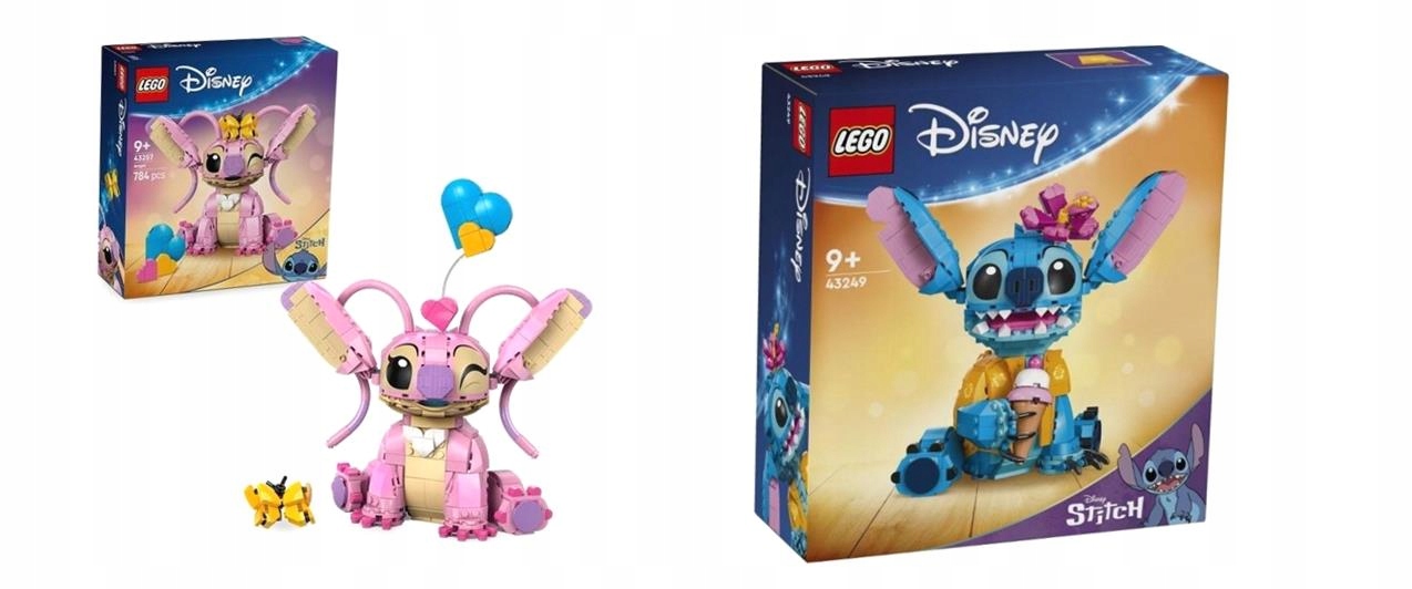 2V1 Lego Classic Stitch 43249 Lego Disney Classic 43257 Andzia A 9+