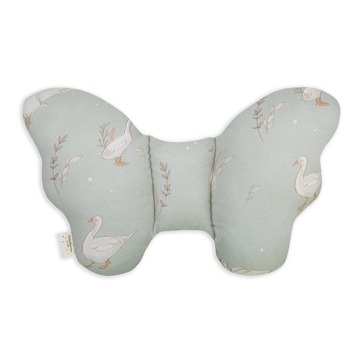 Poduszka Motylek do Wózka, Podróżna, Antywstrz. ColorStories H. Goose Olive