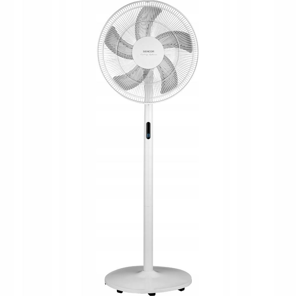 Wentylator stojący wiatrak podłogowy biurkowy Sencor Sfn 4070WH 48W biały