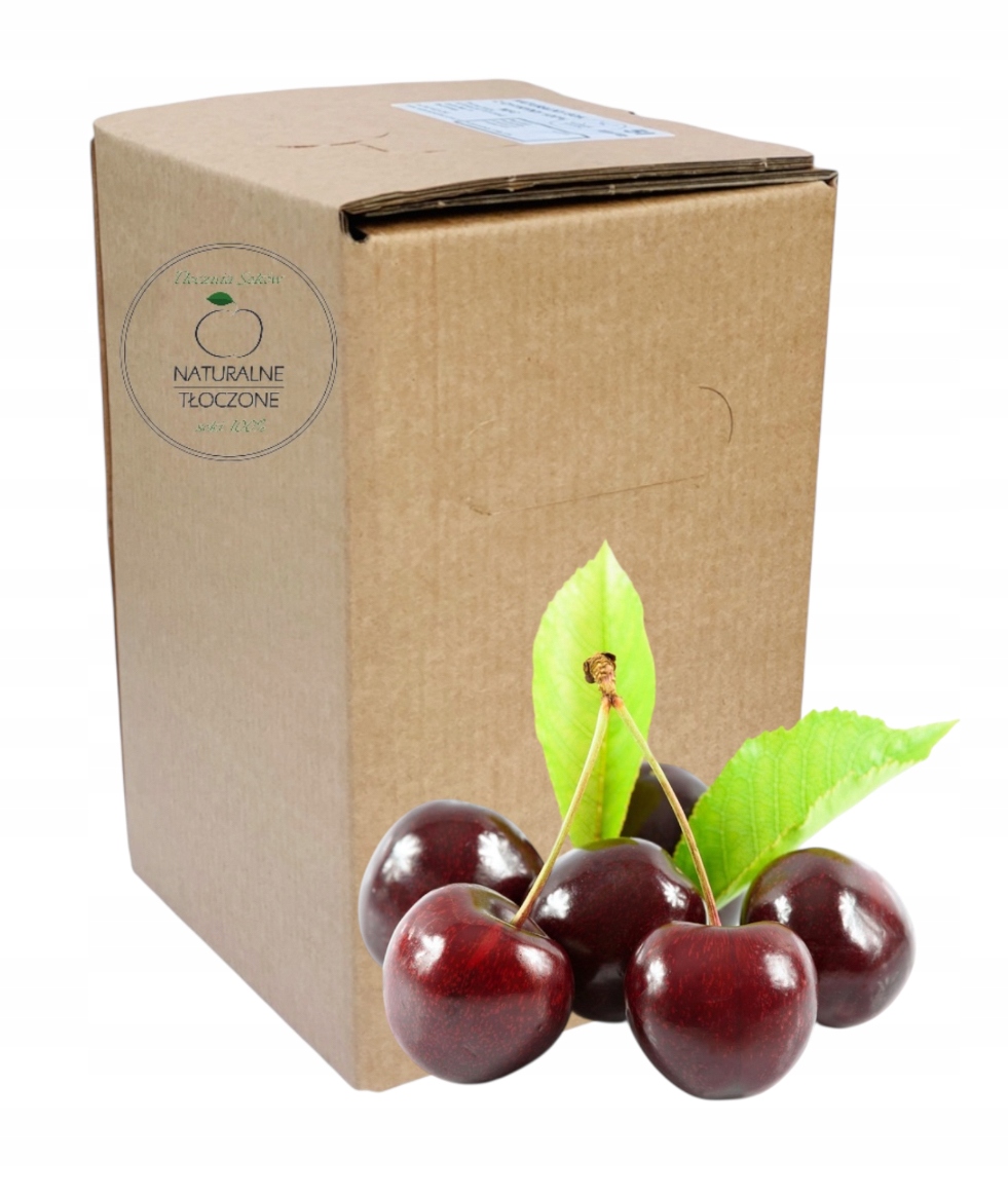 Sok z czereśni 100% 5l Nfc w kartonie (czereśniowy, tłoczony, naturalny)