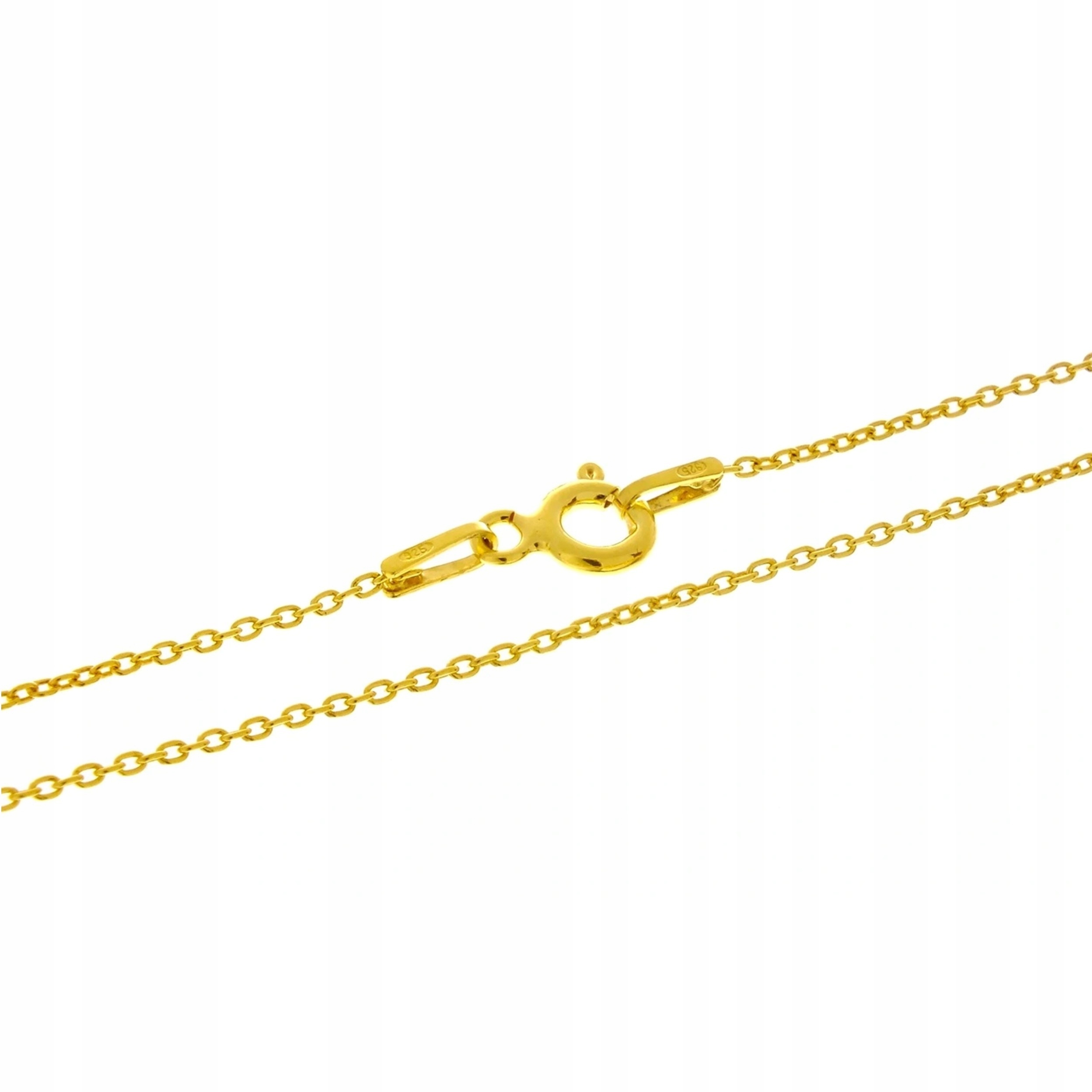 

Łańcuszek 40cm Srebro 925 Pozłacane 24K.Złotem