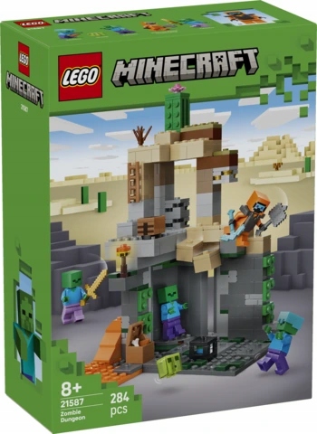 Lego Minecraft Zombie kobka 21587